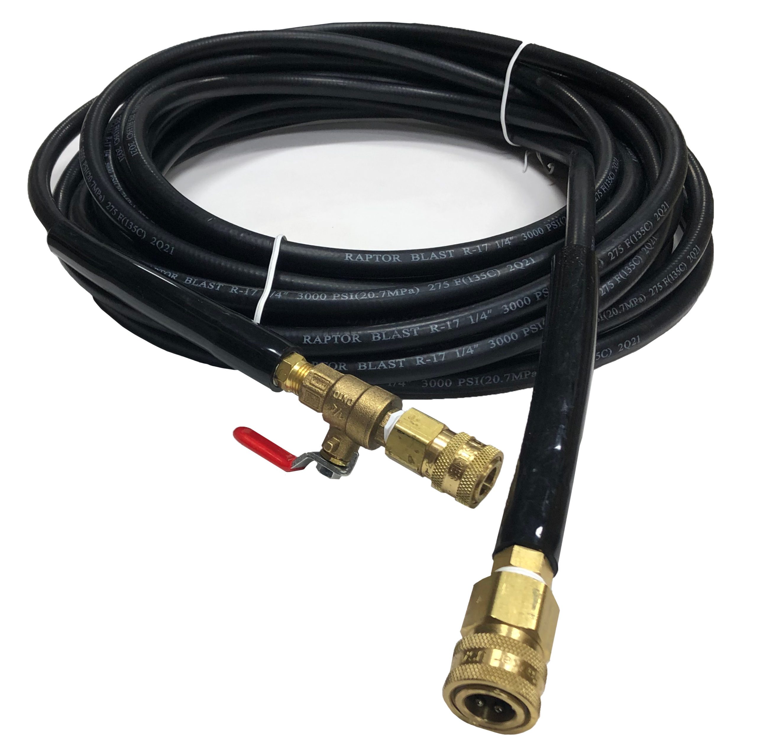 45-Foot Pressure Hose Assembly 1/4-Inch ID - Kaivac, Inc.