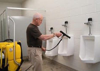 No-Touch Restroom Cleaning Machine Saves Time and Labor