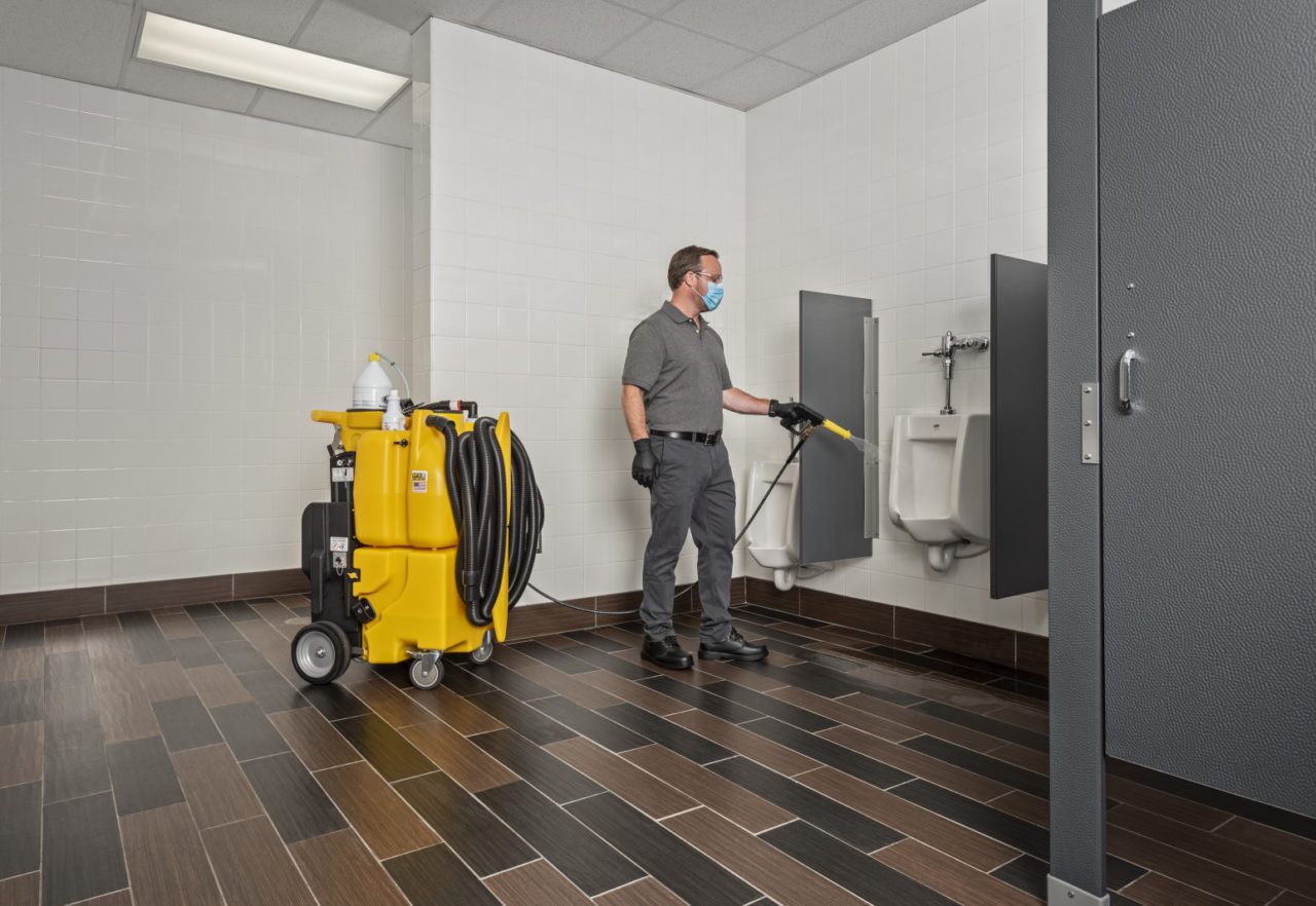 No Touch Commercial Restroom Cleaning Machine Save Time And Money
