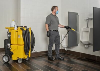 Infection Prevention, No-Touch Cleaning, and Public Restroom Floors