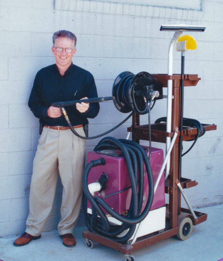 Inventor Bob Robinson Sr with the KaiVac