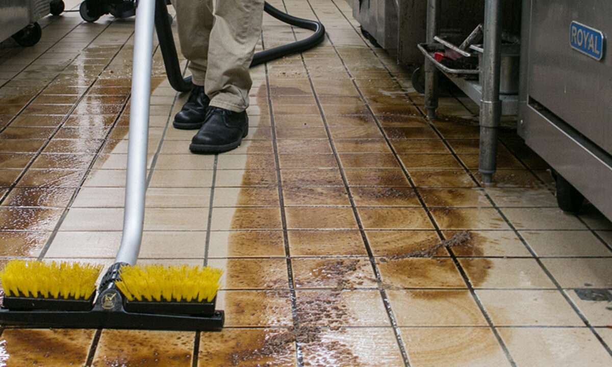 This Tile Floor in Hamilton Looks Amazing Thanks to Our Grout Cleaning  Services