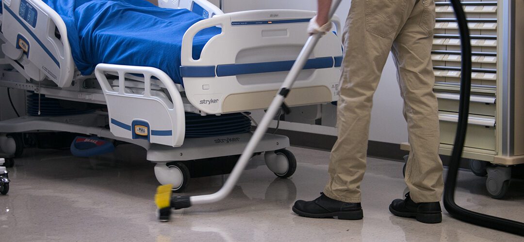 Hospital Floor Cleaning