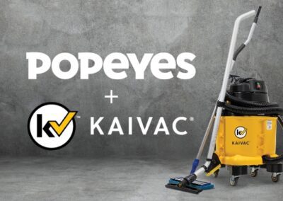 Popeyes Restaurant Streamlines Cleaning with the UniVac® from Kaivac
