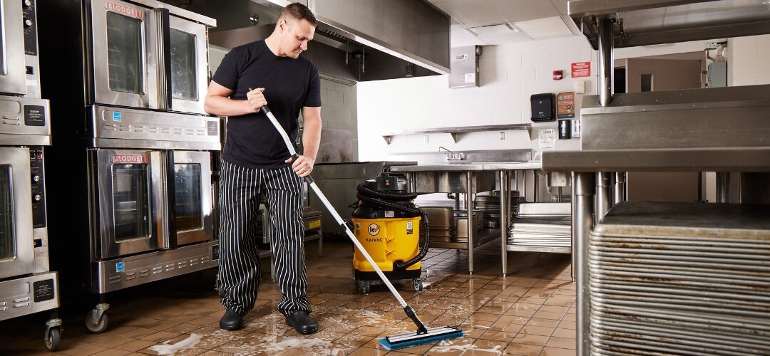 Jersey Mike's kitchen cleaning with UniVac